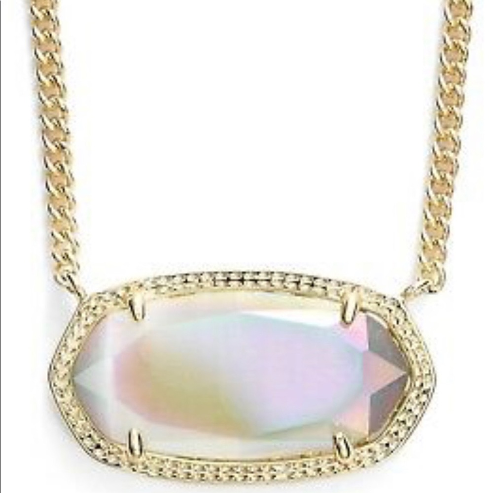 Kendra Scott Dylan Necklace in Iridescent Slate